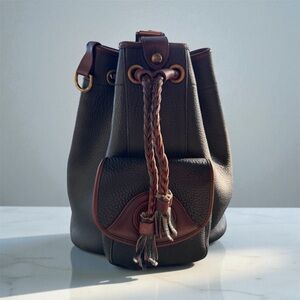 Vintage Dooney and Bourke All-Weather-Leather Sling Bag